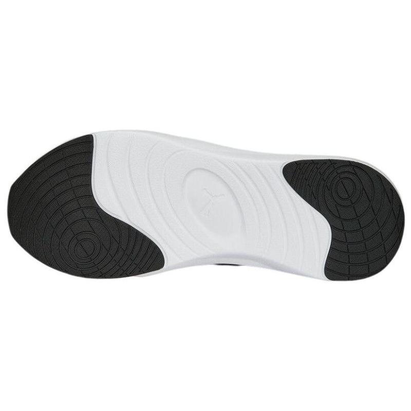 Puma Unisex Black White Softride Cruise 2 Low Top Running Shoes 378209-01