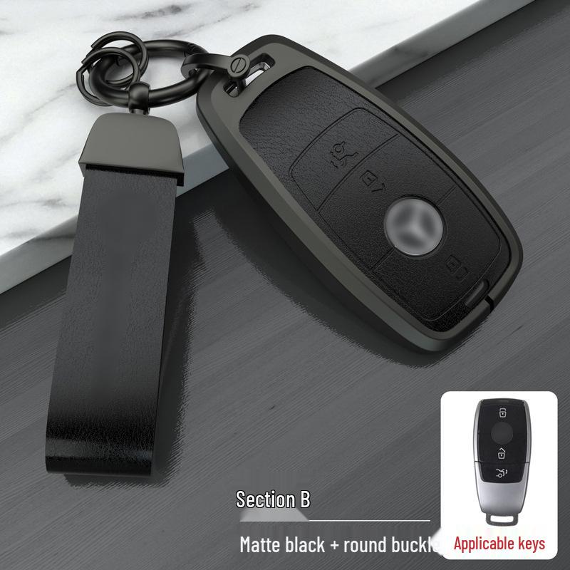 Mercedes Key Fob Protective Case: Fits E300L, C260L, A200L, GLC300L, GLE, and C200L Models