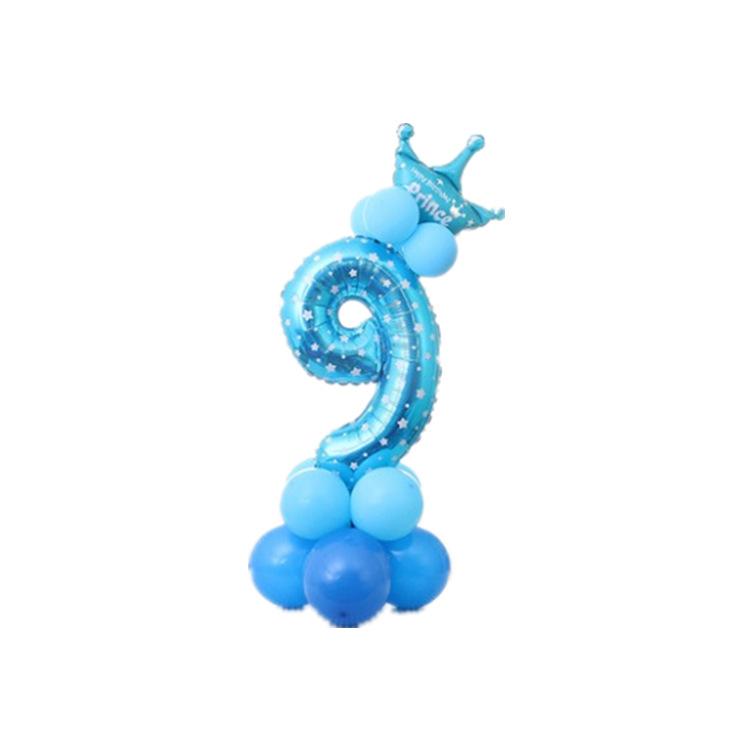 2pcs Birthday Party Aluminum Balloon
