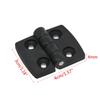 10Pcs Mini Black Plastic Hinge Acrylic Folding Hinge Light Duty Cabinet Door Hinge DIY Door Bearing Butt Hinges Hardware