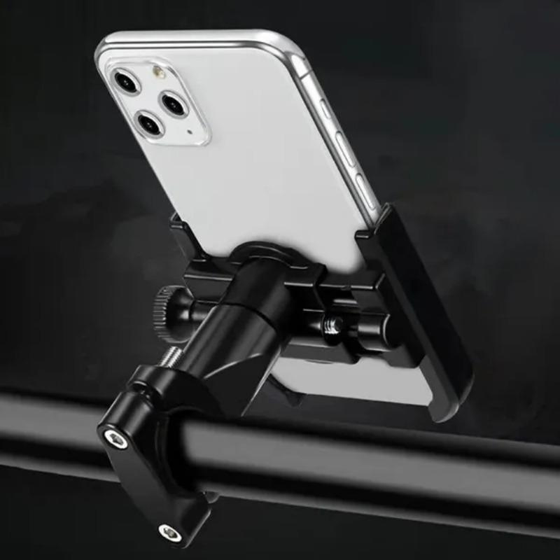 Aluminum Alloy Motorcycle Bike Phone Holder Bicycle Handlebar Moto Rearview Mirror Mobile Phone GPS Support Bracket