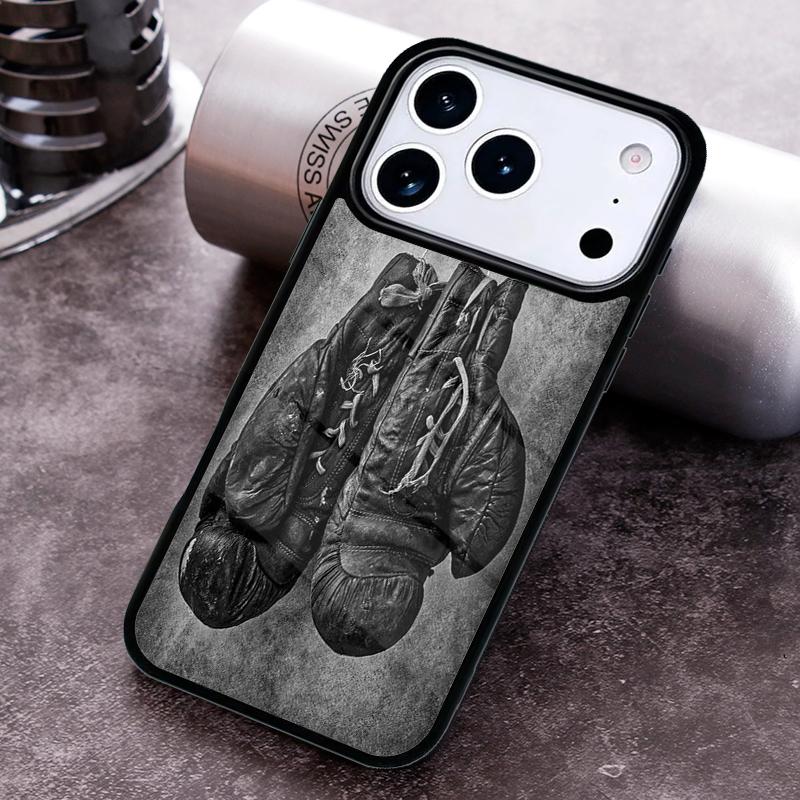 Boxing Gloves Hanging on a Wall Phone Case For iPhone 17 16 15 14 13 12 11 Pro Max Plus 17Air Soft Silicone Cover