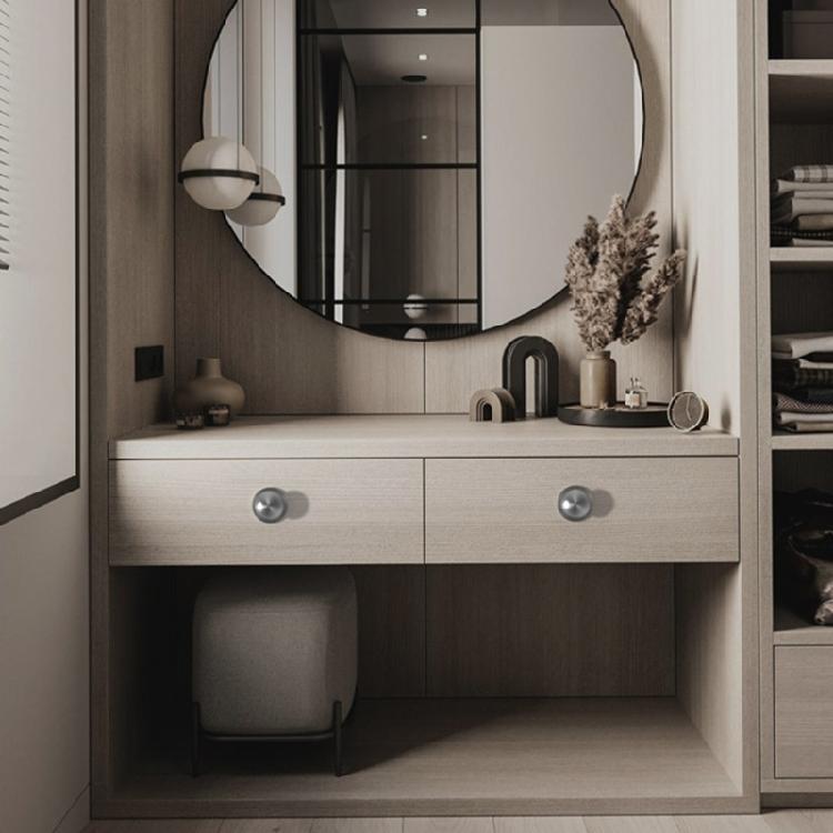 6PCS Reusable Cabinets Handles Waterproof Metal Pulls Set Quick Installation for Bathroom Furniture Shower Door Mirrors
