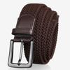 Men's Elastic Belt Canvas Casual Fashion Stretch Braided Working Belt High Quality Elastic for Pants Jeans Trouser Male Straps