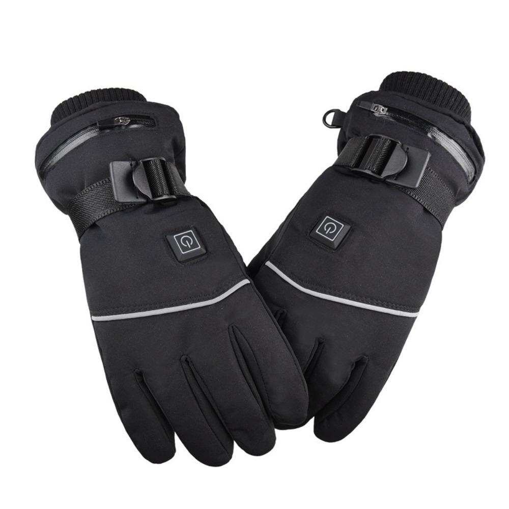 Hand Warmer Heated Gloves Waterproof Snowboard Ski Gloves Electric Thermal Gloves  Winter Outdoor