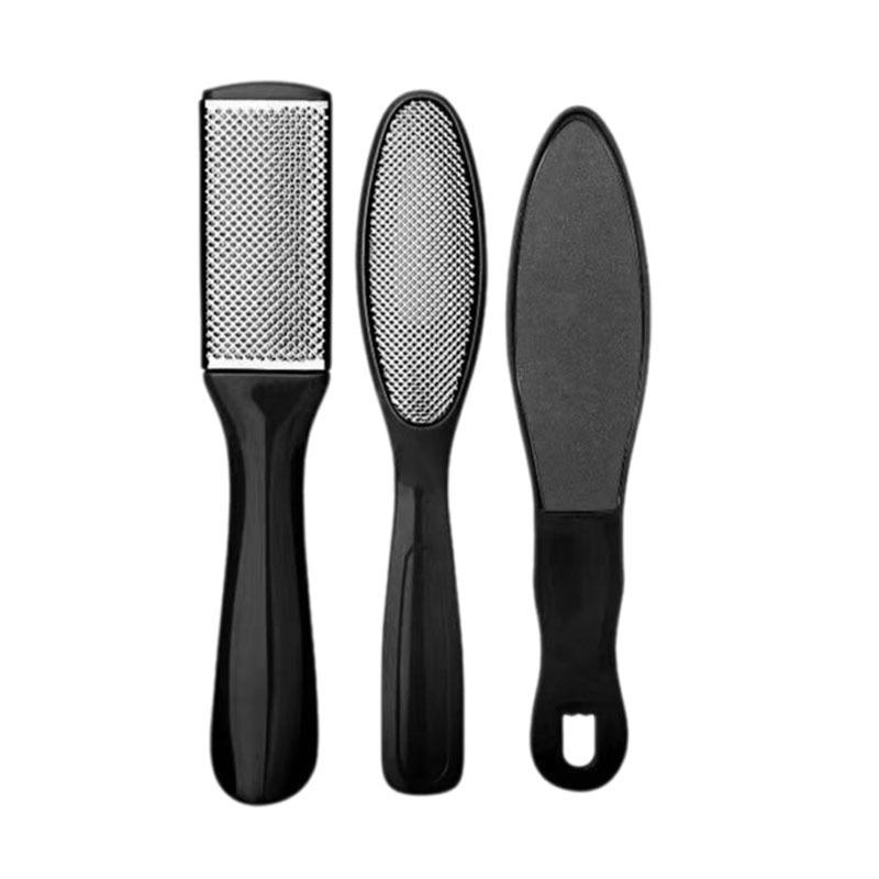 

3-in-1 Stainless Steel Foot File Set: Remove Dead Skin & Calluses, Pedicure Tool, Foot Grinder for Foot Care