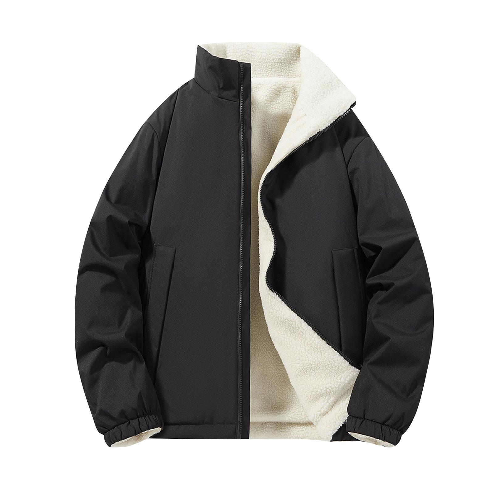 

Зимнее пальто, теплое облегающее толстое пальто, повседневная куртка, верхняя одежда, верхняя блузка XL чёрный