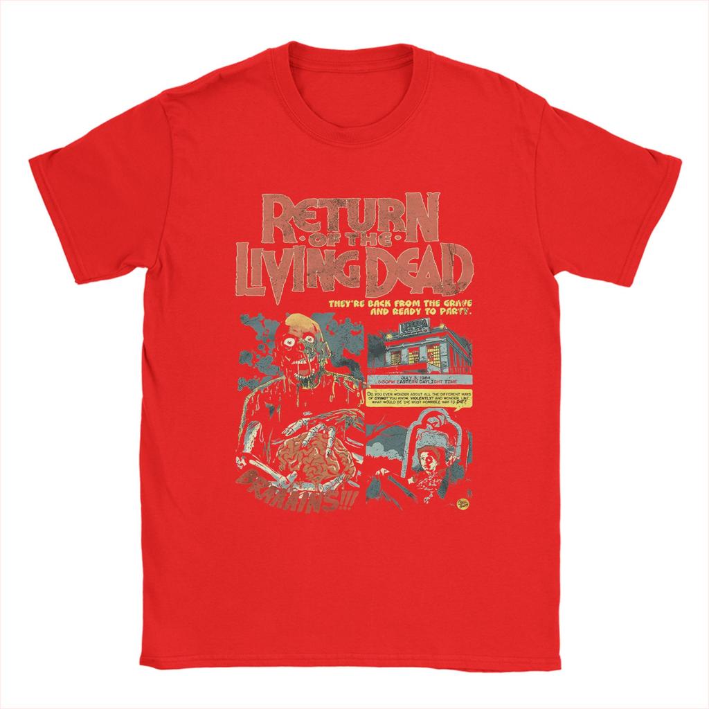 Harajuku T Shirt Return of the Living Dead (3) Cotton T-Shirts  Hipster Tshirt for Men Beach Awesome Print Short Sleeve Clothes
