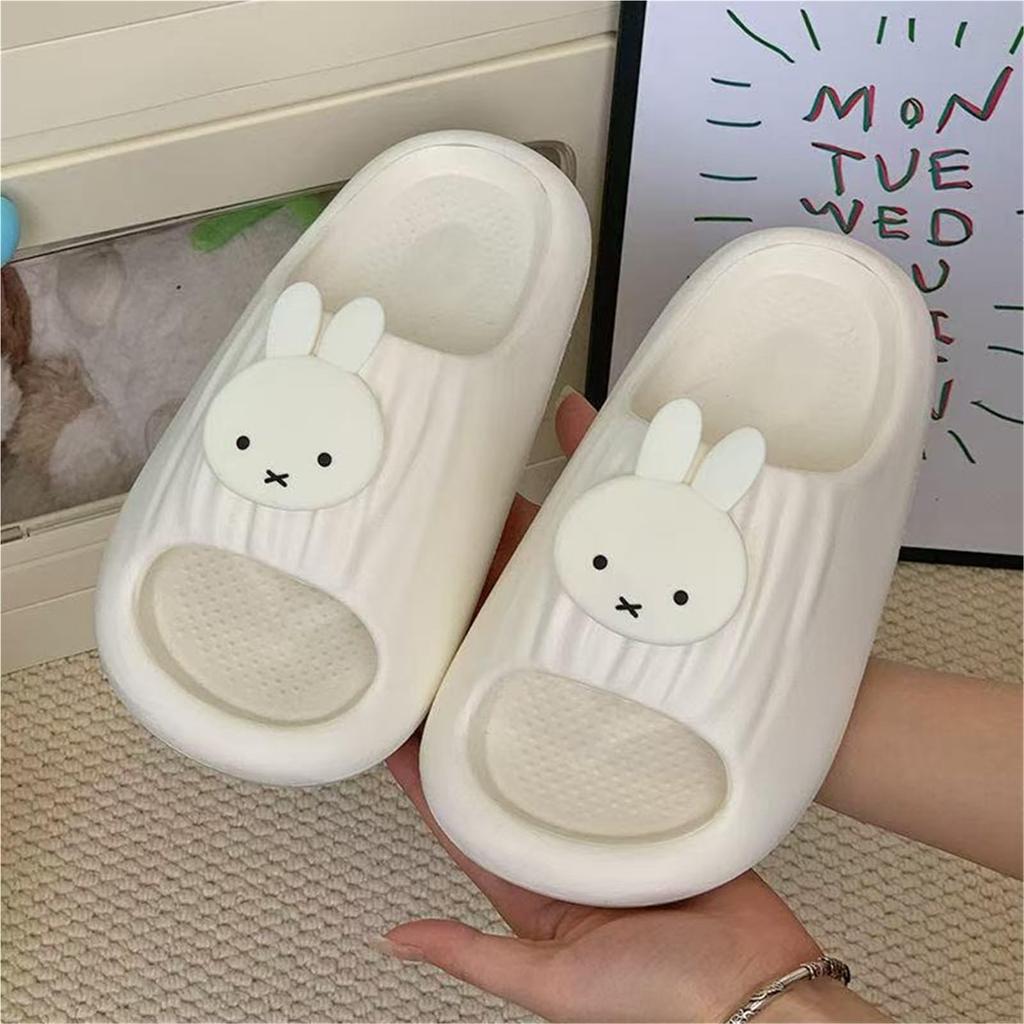 Miffy Rabbit and Room Indoor and Outdoor and for Girls and Cute and Stylish Characters Slippers, Sandals, Kids' Baby's Shoes, Slippers, Quiet,
