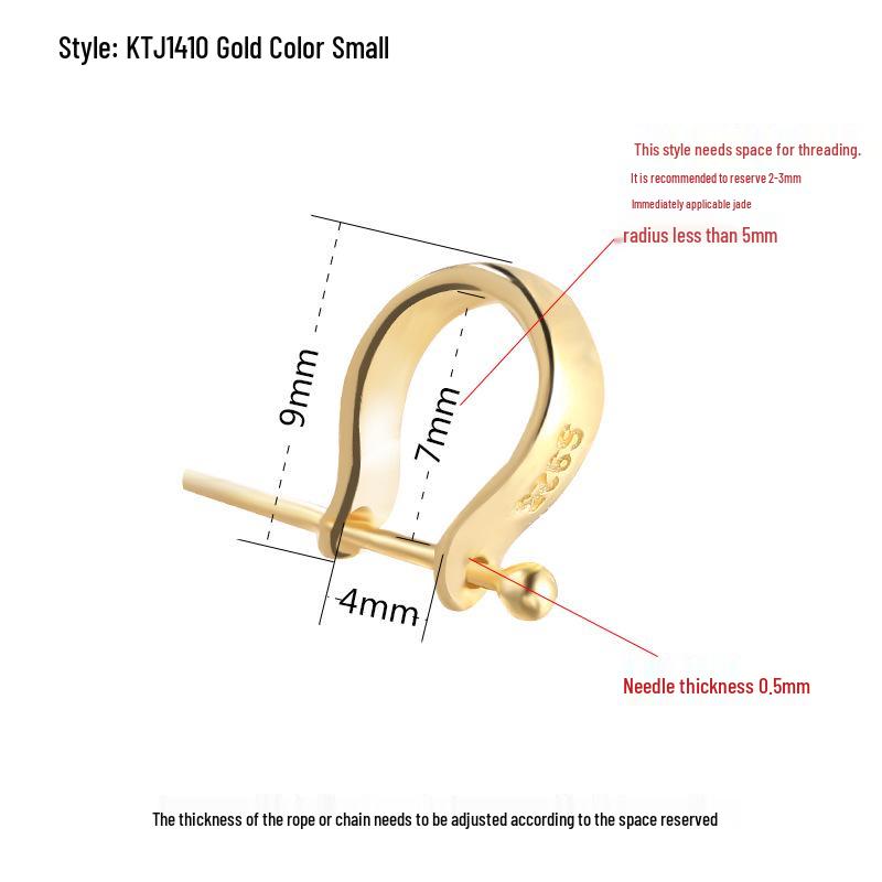 

S925 Silver Hetian Jade & Amber Crystal Pendant Necklace with Safety Buckle 925 Silver