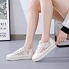 Nettoverflate Pustende Små Hvite Sko Dame 2023 Sommer Ny Student Street Shot Flat Casual Sko Dame