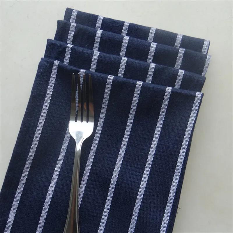 

1Pc 40x60cm Classic Striped Plaid Kitchen Cotton Tea Towel Dish Cleaning Cloth Home Party Decor Table Dinner Napkin 40x60cm&1pc
