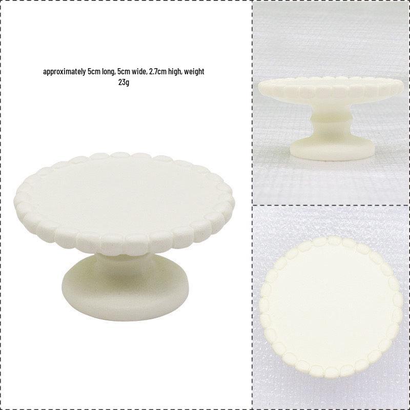 Trendy Resin Miniature Table & Chair Ornaments for DIY Decor