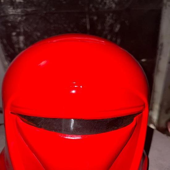 Red Royal Guard Helmet  Sci-Fi Cosplay Armor Mask Collector Display Prop