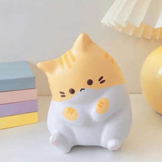 Stress Relief Cartoon Cat Toy Soft Stretchy Fat Kitten Squeeze Toy Relaxation Anxiety Reduction Animal Sensory Toy Party Favors