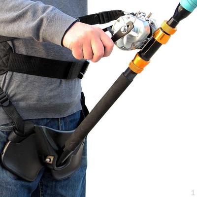 Boat Fishing Rod Holder Fighting Belt Adjustable Harness