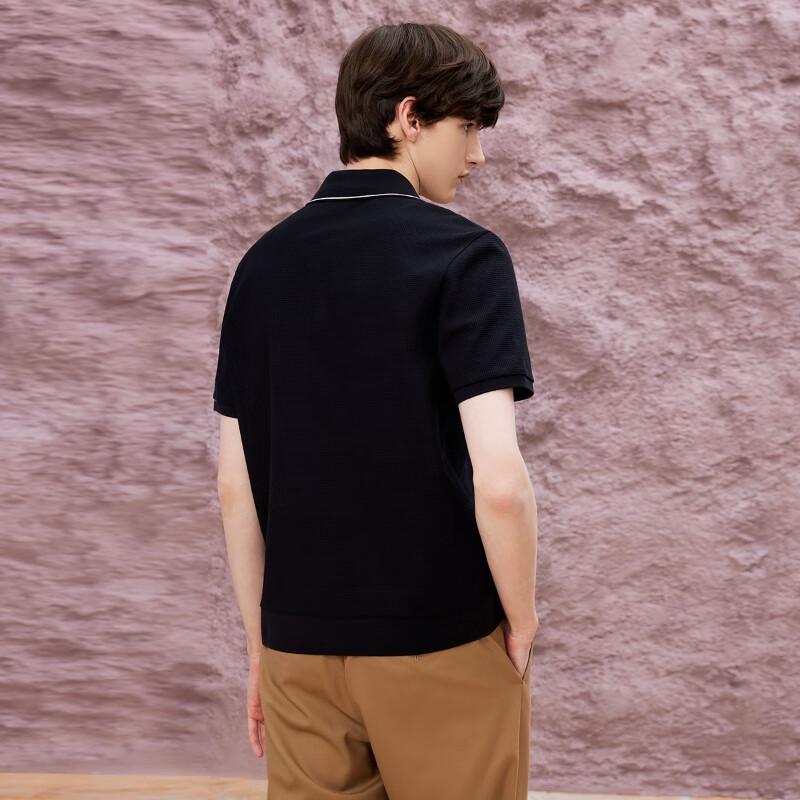J.Lindeberg Men's Waffle Texture Polo Shirt