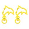 31X39mm Candy Colored Alloy Shell Shaped Spring Buckle Special-shaped DIY keychain Accessories Creative Accessories Hanging Ornaments