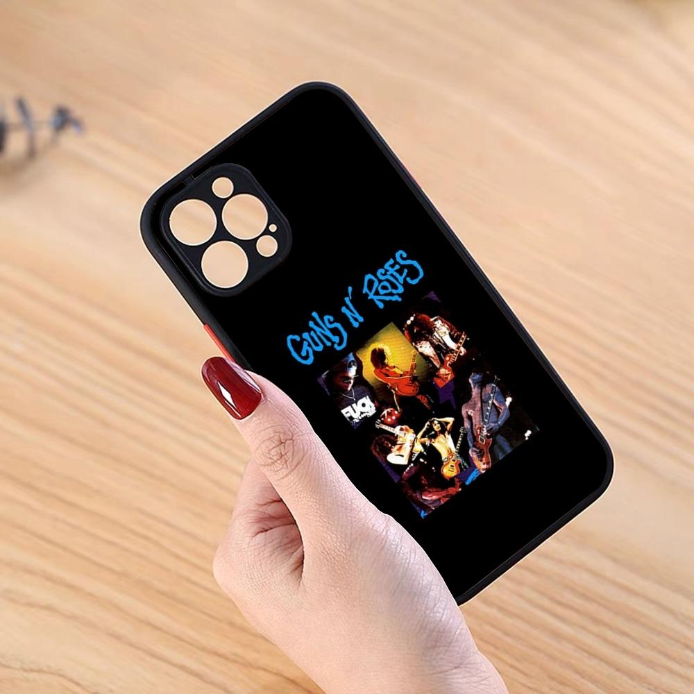 Guns N Roses Good Time Phone Case Black Matte For IPhone 16ProMax 15 13 12 11 14 Pro Max Mini Plus SE2020 XS Max XR Cover