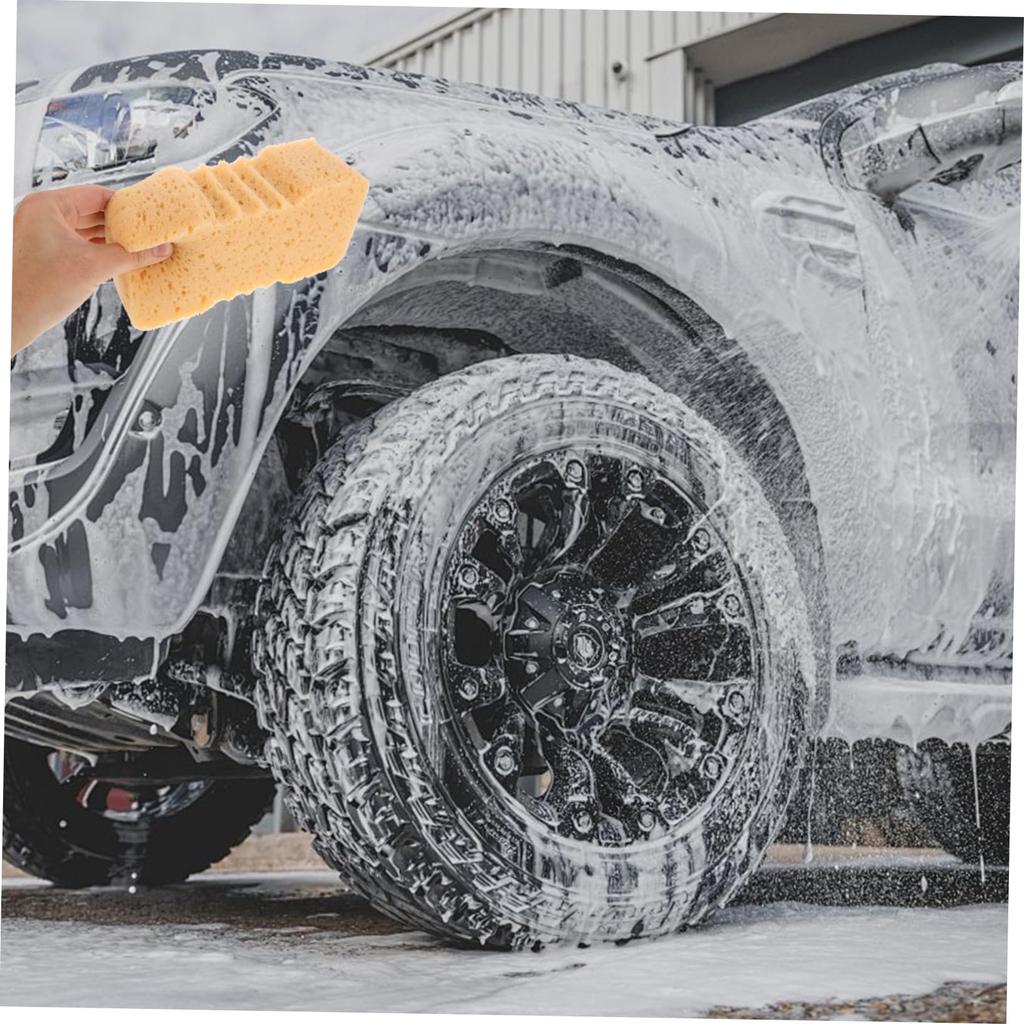 CLISPEED 2pcs Car Wash Sponge Bug Remover Car Applicator Pad Drywall Patch Dish