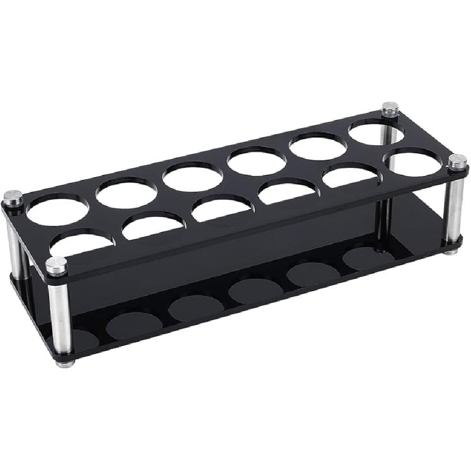NBEADS 24 Shotglas-Tablett-Halter, Bar Acryl Shotglas-Halter Weinglas-Tasse Serviertablett Tassen-Organizer Shotglas-Display Bar-Zubehör für