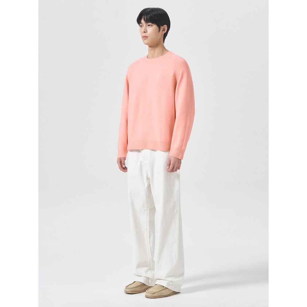 8seconds Color Round Knit Salmon