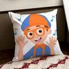 Anime BBlippi Cushion Cover Reversible Soft Durable Pillow Cover Home  Car MultiScene Use for Daily Comfort