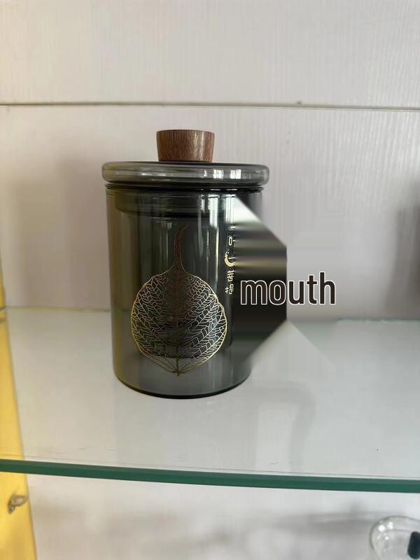 Walnut Wood Handle Glass Tea Infuser Set