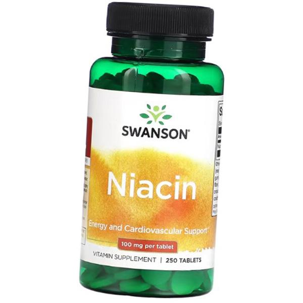 

Niacin, Niacin 100, Swanson 250 tabs (36280169) 250tab