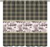 Tribal Geometric Pattern Curtains,Traditional Southwestern Style Aztec Window Treatments for Bedroom Living Room,Minimalist