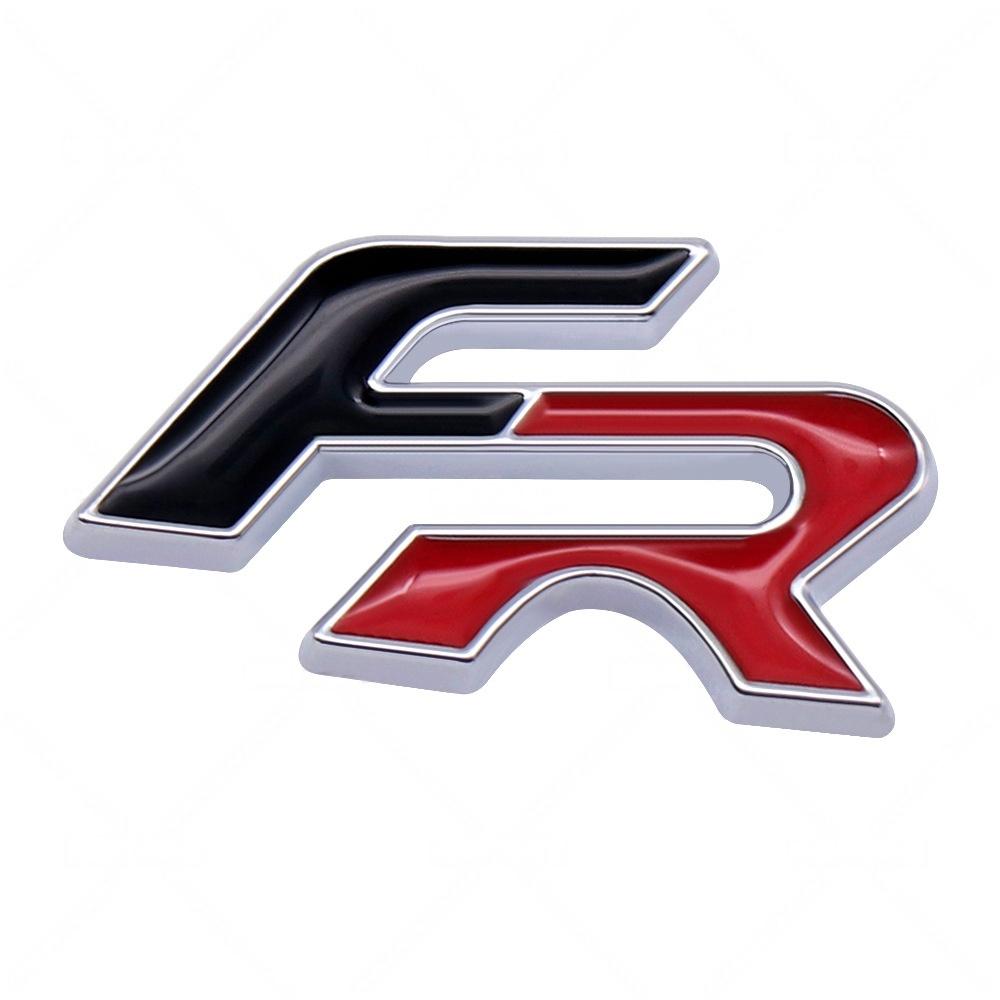 1Pc 3D Metal Car Steering Wheel Emblem Badge Sticker for Mk2 Mk3 Ateca Ibiza Leon VZ Cupra Tarraco Alhambra Exeo Arona Formula Race