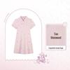 HAZZYS Girls' 2026 Summer Mercerized Cotton Short-Sleeve Polo Dress