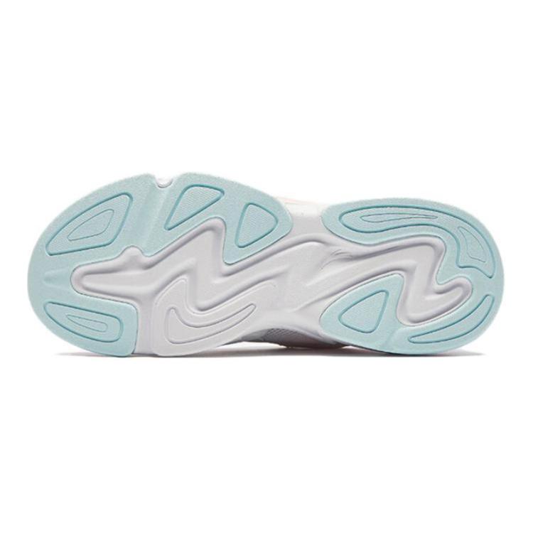 Anta Kids Fabric Simple Versatile Non-Slip Wear-Resistant Low-Top Running Shoes Kids Sneakers White Blue 322438805-1
