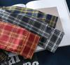Retro Plaid Women's Long Sleeve Korean-Style Loose Casual Shirt for Spring, Summer, and Autumn