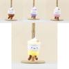 Plush Keychain Stuffed Toy Pp Cotton Filling Short Plush Backpack Decor For Kids