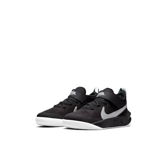 

Nike Team Hustle D10 PS Черный Металлик Серебристый CW6736-004 EU 28 чёрный/белый
