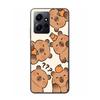Cute Cartoon Capybara Phone Case For Redmi 12 13C 12C 15C 9 10 10C Note 13 Pro Plus 14 15 Pro 9T 9C 9A TPU Soft Cover Clear Cell