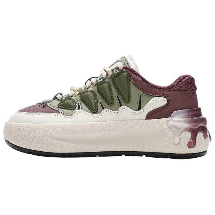 New FILA CARROT 1 Abrasion Resistant Low Top Skateboard Shoes Women's Purple F52W531298FNA