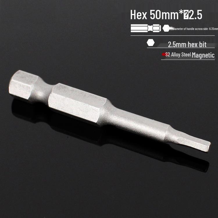 S2 Hexagon Magnetic Impact Driver Bit Set for Electric Screwdrivers