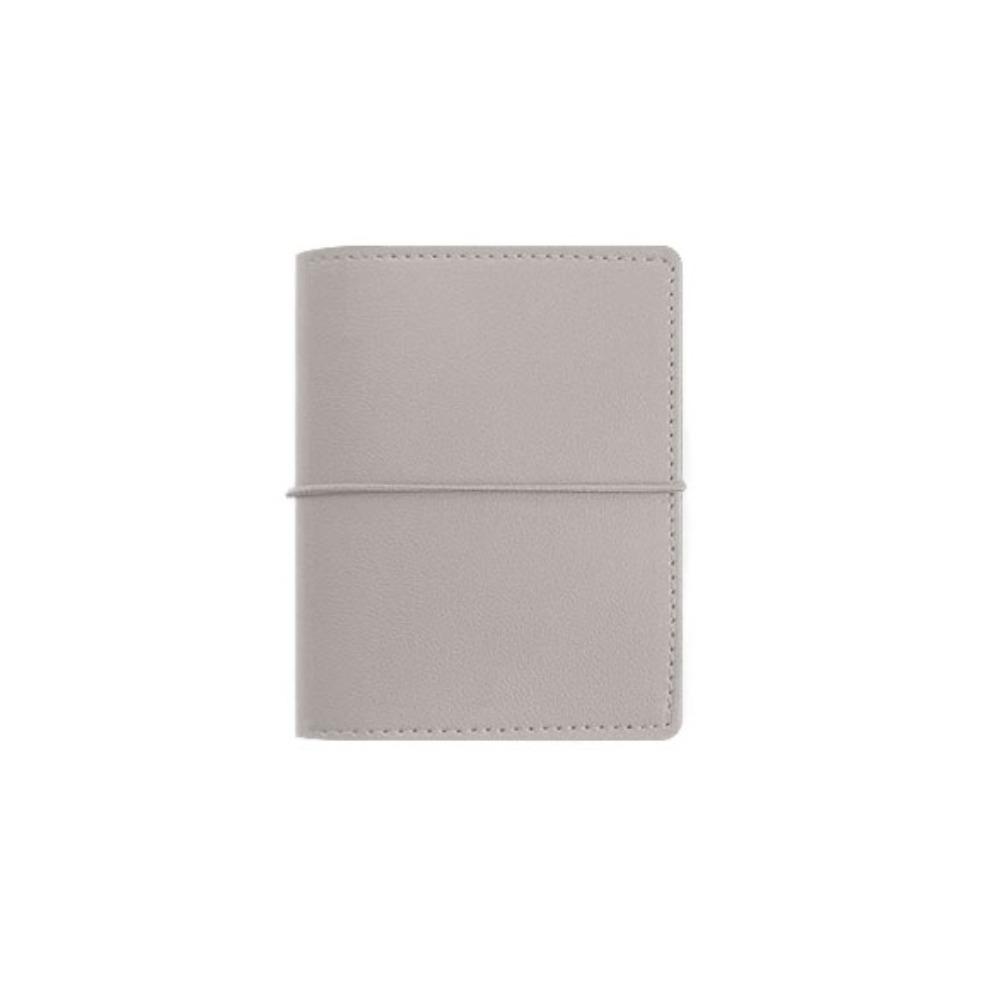PU Leather Loose Leaf Notebook M5 DIY Binder Notebook Creative Mini Pocket Notebook  School