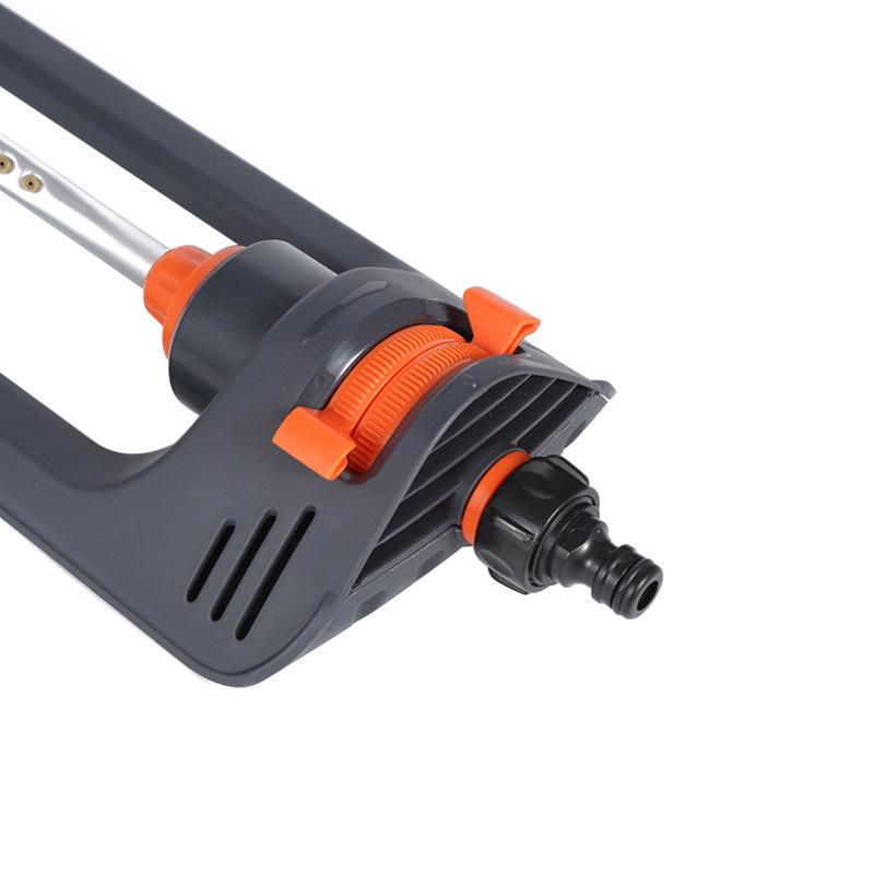 Large-Area 19-Hole Automatic Oscillating Sprinkler for Lawn and Site Maintenance