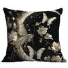 New Imitation 3d Butterfly Printed Pillowcase Retro Home Sofa Cushion Pillowcase Decoration