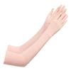 Unisex UV Protection Ice Silk Sleeves: Summer Two-Finger Gloves for Cycling, Fishing, and Takeout, Extended Thin Design