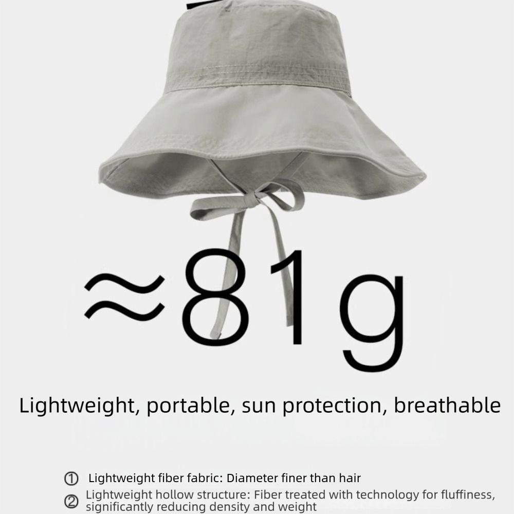 with Drawstring Sunscreen Bucket Hat Wide Brim Sun Hat Fisherman Hat for Summer Outdoor Activities