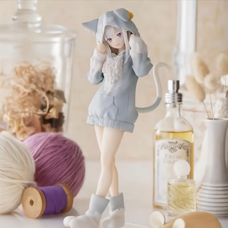 A different world life from scratch, Amelia, Ram, Rem, Parker, Rem figure beautiful girl