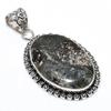 Marcasite Gemstone Handmade 925 Sterling Silver Jewelry Pendant 2.17" SU-10745