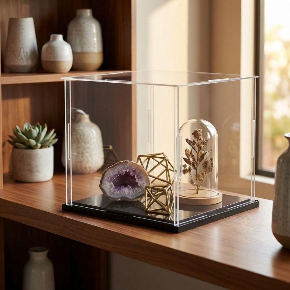 Assemble Dust-proof Display Box High Clarity Action Figures Box  Home Office Display