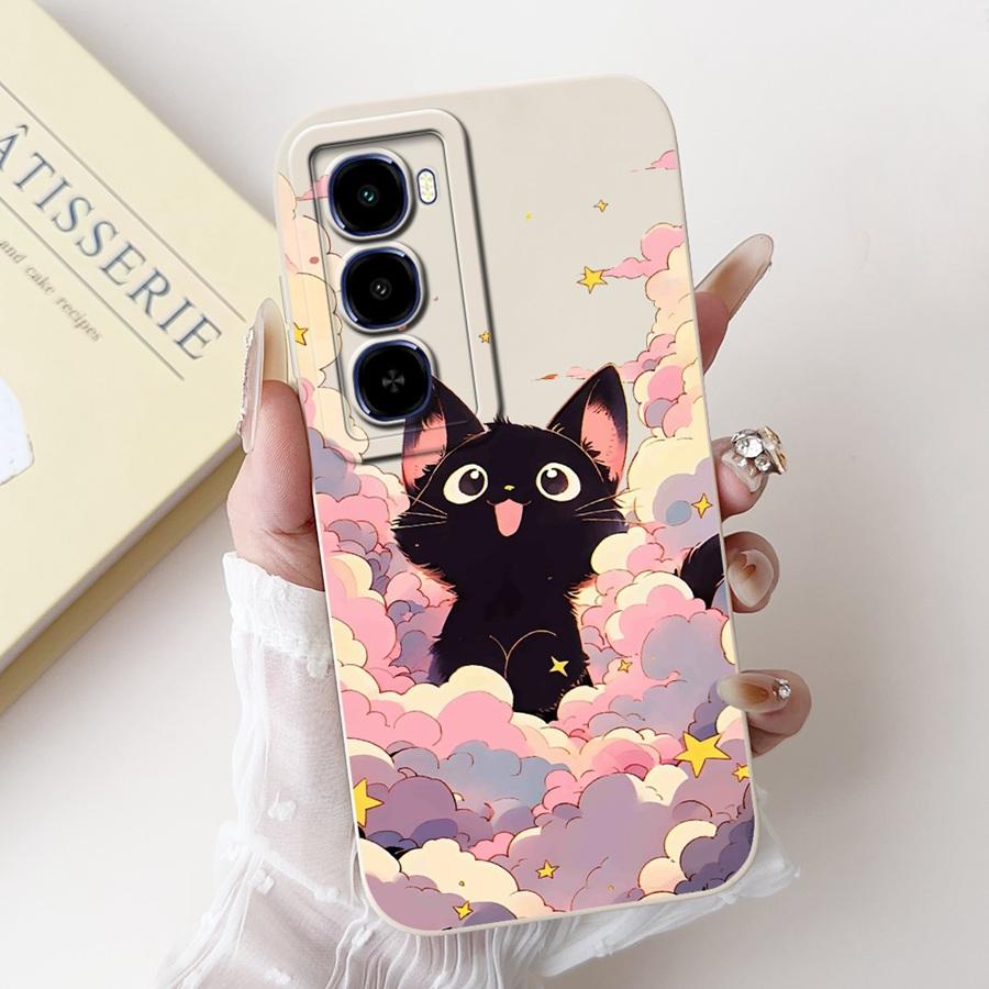 For Itel City 100 4G Phone Case Shell flower 2025 Painted Soft Silicone Proective Coque For Itel City100 Back Cover 6.75''