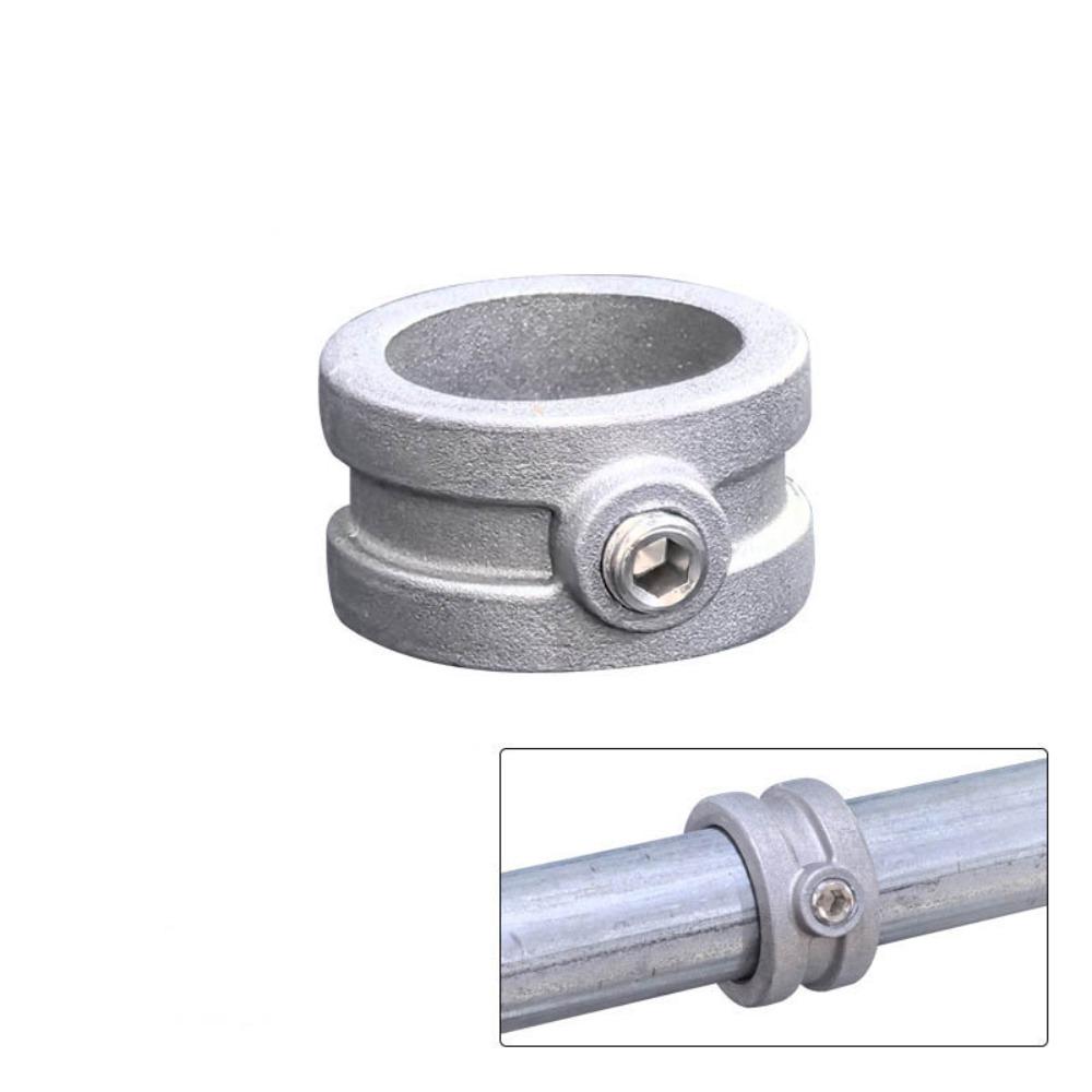 Fixed buckle Frame Fasteners Aluminum Alloy Steel Circular Pipe Connector  Steel Tube Shelf