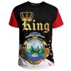 Modisches Costa Rica Flagge 3D Gedrucktes T-Shirt Herren Kleidung Lässige Oberteile Costa Ricanisches Emblem Grafik Übergroß Rundhals T-Shirts